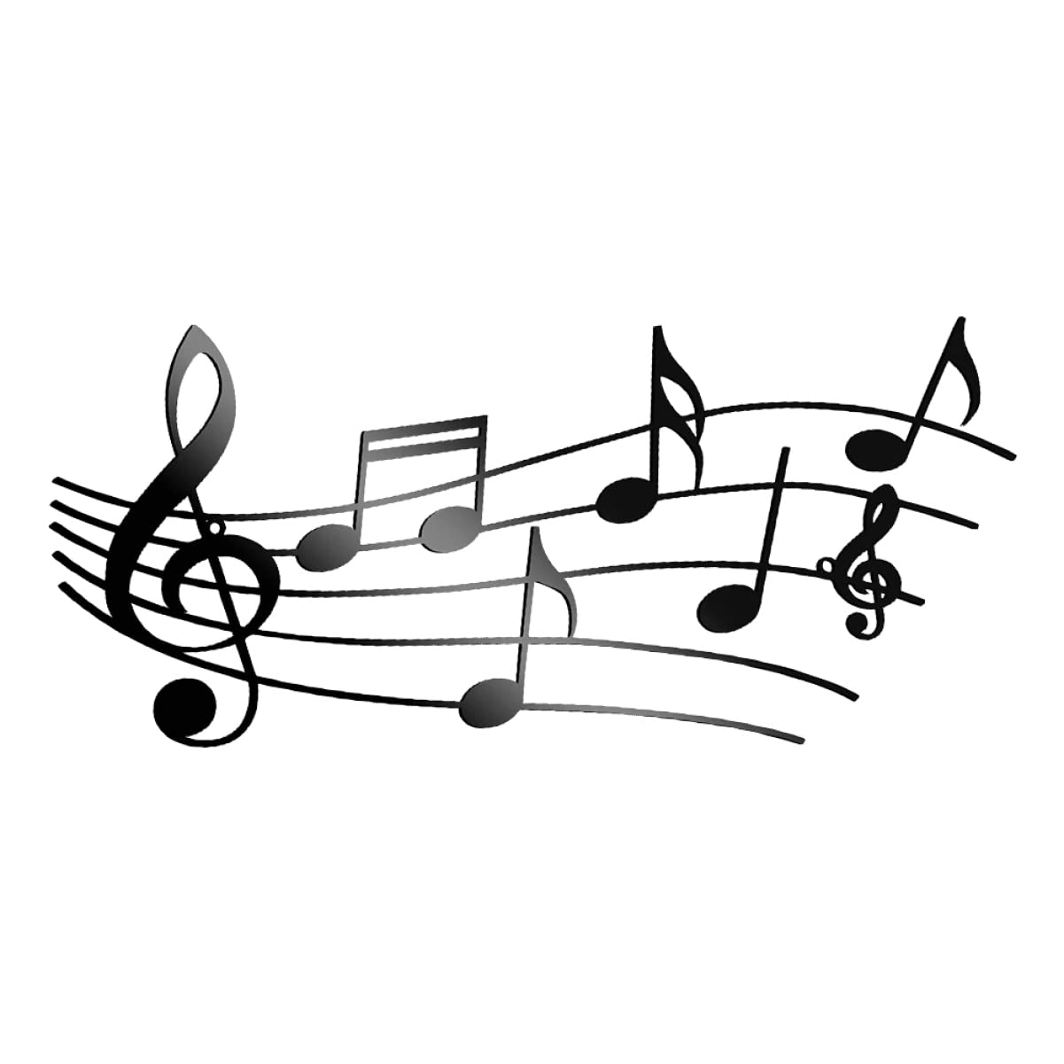 Amazon.co.jp: LIFKICH 音楽記号の壁掛け 壁飾り ペンダント